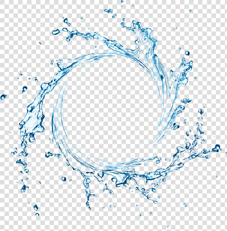 Circle Splash Png   Blue Swirling Water Splash  Transparent PngTransparent PNG