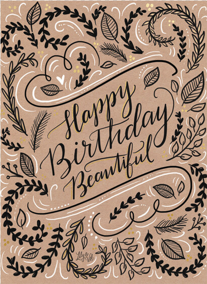 Happy Birthday Beautiful Title Happy Birthday Beautiful   Happy Birthday Beautiful Design  HD Png DownloadTransparent PNG