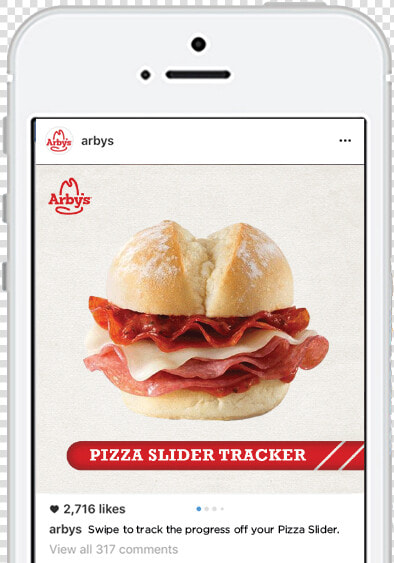 Arby S Pizza Slider Tracker2  HD Png DownloadTransparent PNG