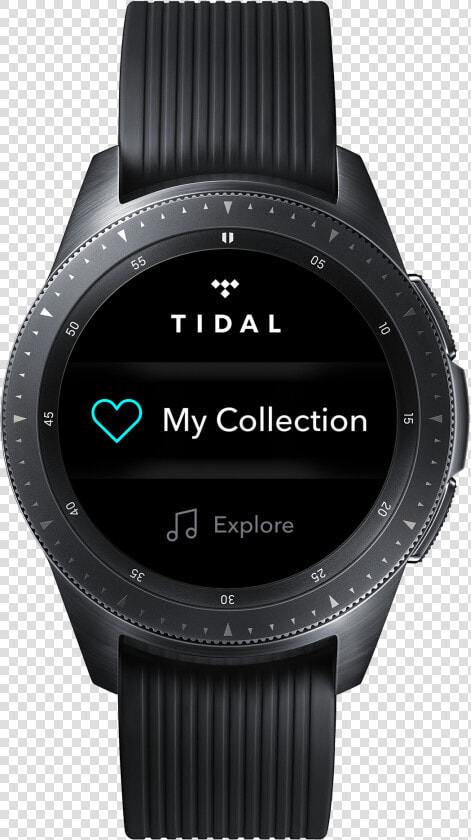 The Tidal App Is Now Available On Samsung Wearable   Samsung Galaxy Watch 42mm  HD Png DownloadTransparent PNG