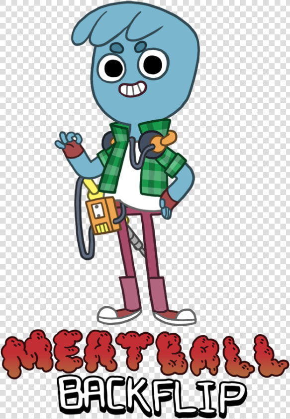 Meatball Backflip  The Worlds Coolest Super Hero   Cartoon  HD Png DownloadTransparent PNG