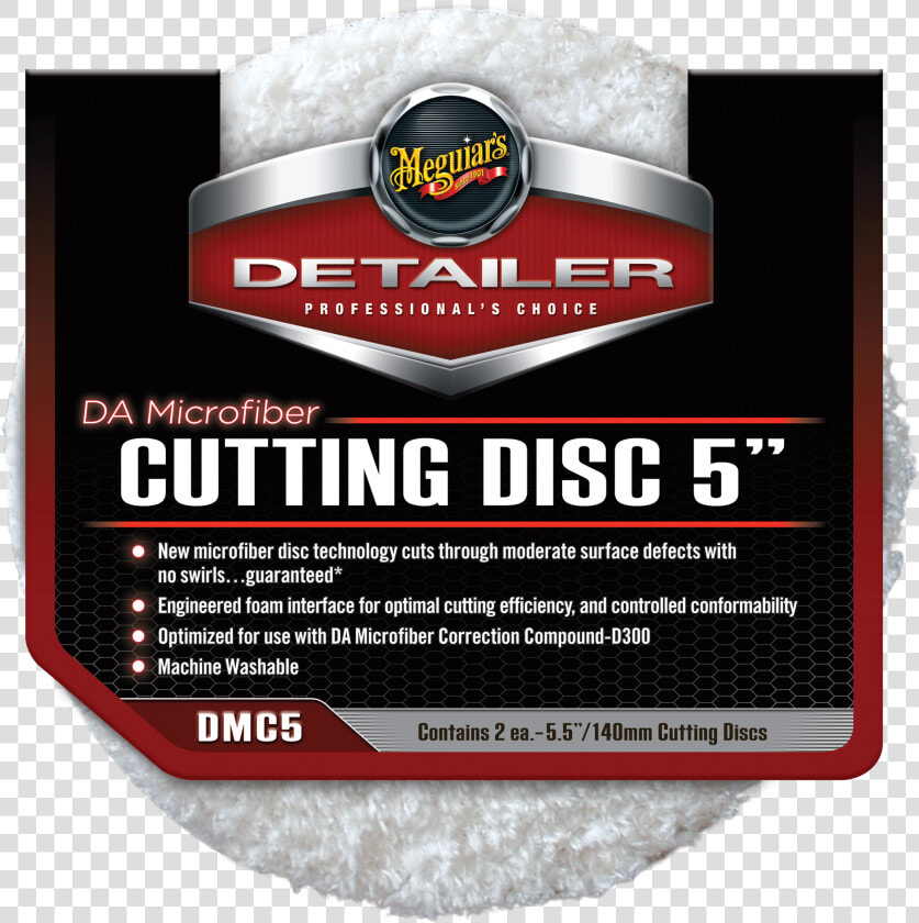 Dmc5 da Microfiber Cutting Disc   Meguiars Da Microfiber Cutting Disc 5  HD Png DownloadTransparent PNG