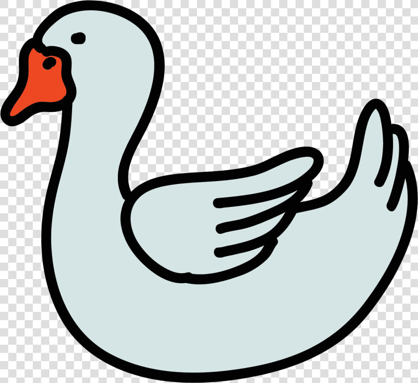 Transparent Swan Silhouette Png   Ayam Bebek Dan Burung  Png DownloadTransparent PNG