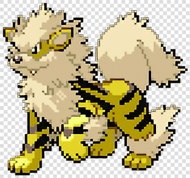  arcanine  shiny   Pokemon Arcanine Pixel Art  HD Png DownloadTransparent PNG