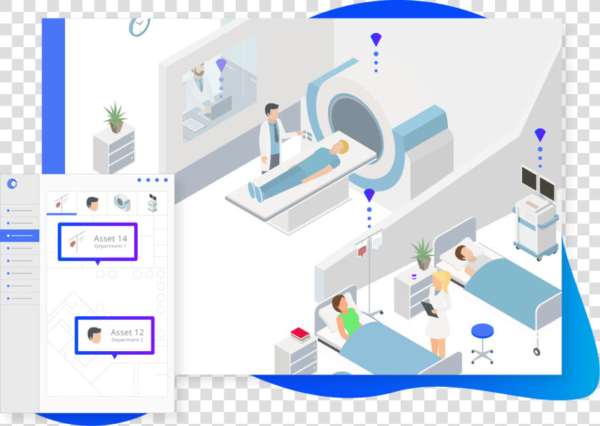 How Hospitals Can Improve Patient Flow Through Location aware   Indoor Asset Tracking Hospital  HD Png DownloadTransparent PNG