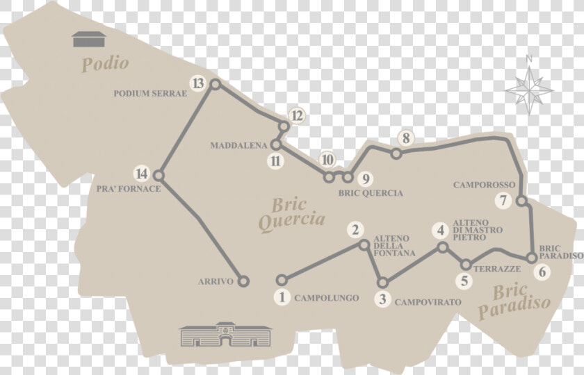 The Location Of The Grape S Road   Tenuta Carretta  HD Png DownloadTransparent PNG