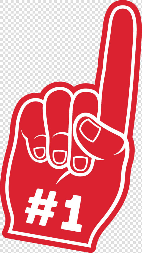 Red Foam Finger   Finger  HD Png DownloadTransparent PNG