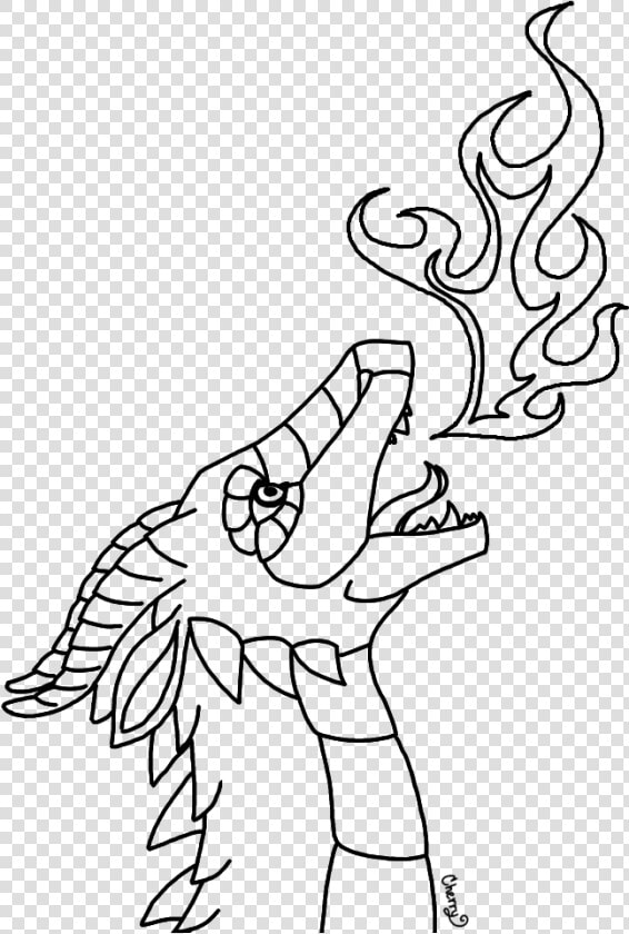 Fire Breathing Dragon Drawing At Getdrawings   Drawing Of A Dragon Breathing Fire  HD Png DownloadTransparent PNG