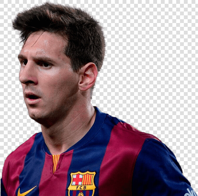 Barcelona Messi   Messi Pic 2014 Face  HD Png DownloadTransparent PNG