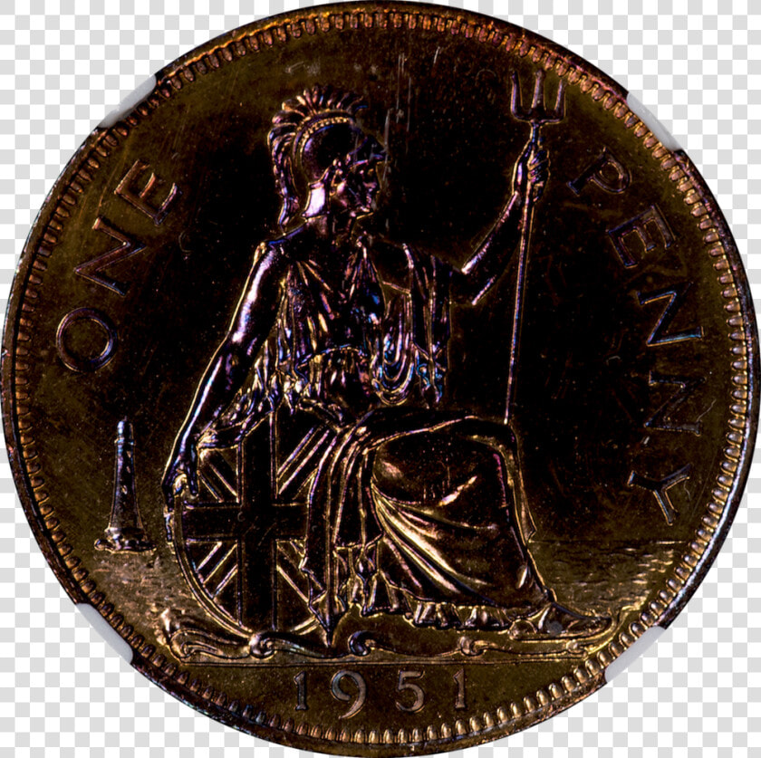 1951 One Penny Ngc Pf64rb  HD Png DownloadTransparent PNG