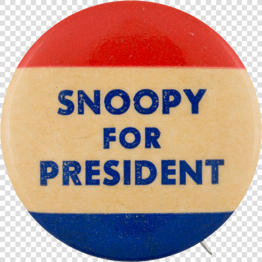 Snoopy For President Red White And Blue Entertainment   Snoopy For President Button  HD Png DownloadTransparent PNG