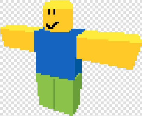 T Posing Roblox Noob  HD Png DownloadTransparent PNG