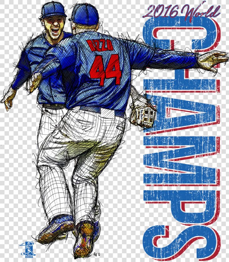 Anthony Rizzo Kris Bryant Champs B   Png Download  Transparent PngTransparent PNG