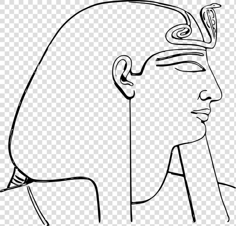 Transparent Pharaoh Head Png   Pharaoh Sketch  Png DownloadTransparent PNG