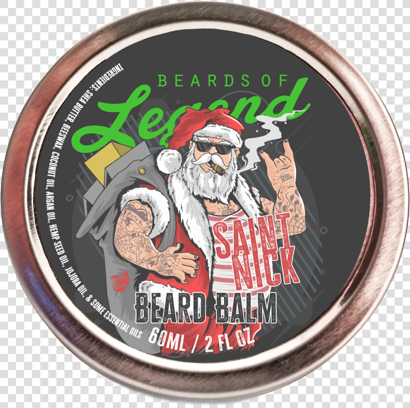 Saint Nick Beard Balm And Oil Combo Data Zoom   cdn   Merry Christmas Tattoo  HD Png DownloadTransparent PNG