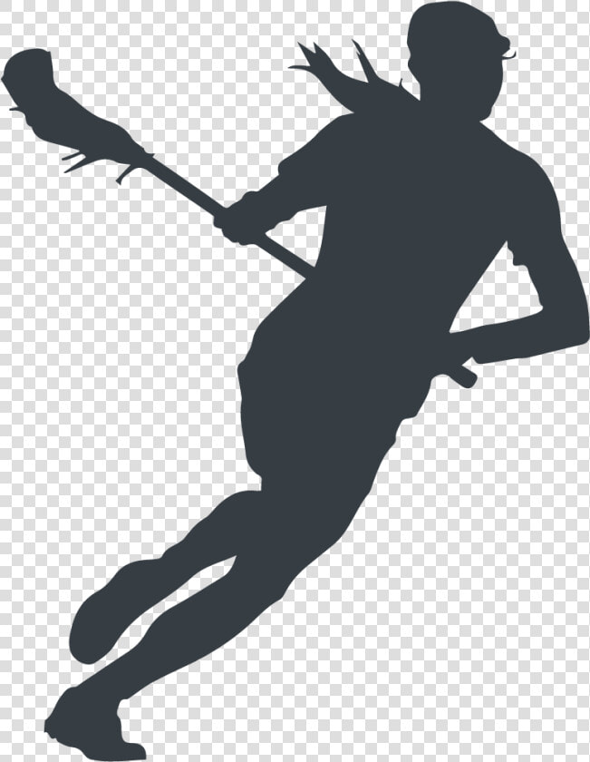 Active Safe Athlete   Female Lacrosse Player Silhouette  HD Png DownloadTransparent PNG