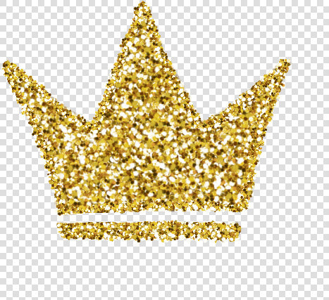 Crown Cliparts Png Glitter   Glitter Gold Crown Clipart  Transparent PngTransparent PNG