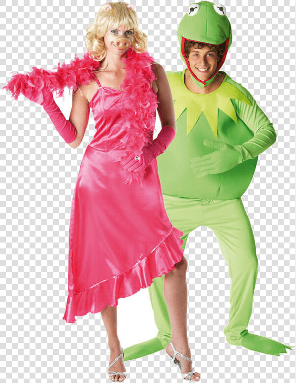 Kermit  amp  Miss Piggy Combination   Disney Dress Up Adults  HD Png DownloadTransparent PNG