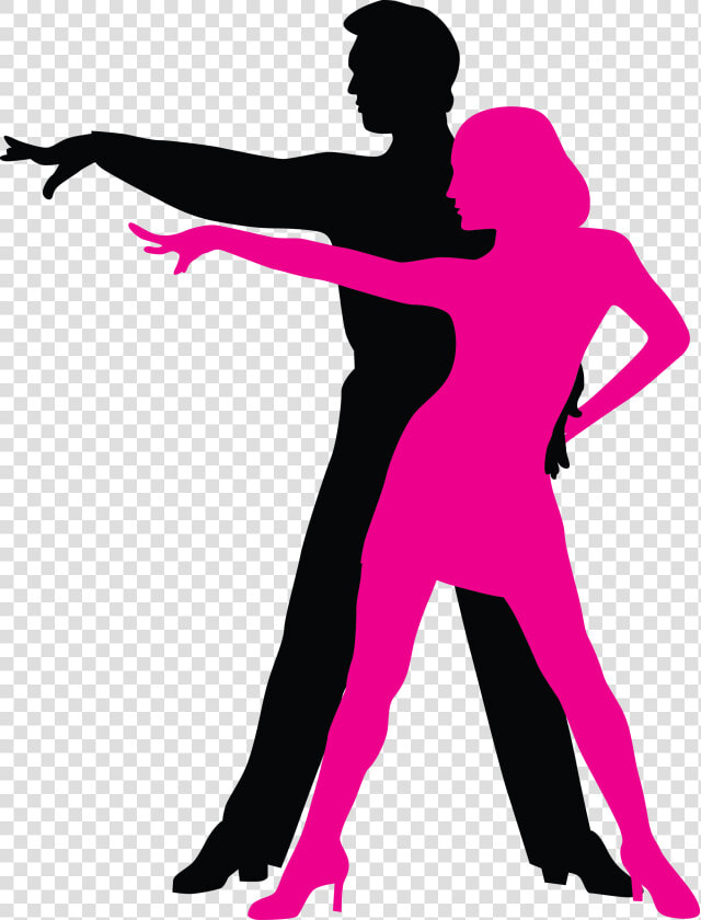 Silhouette Ballroom Dance Hustle Latin Dance   Latin Ballroom Dance Silhouette  HD Png DownloadTransparent PNG