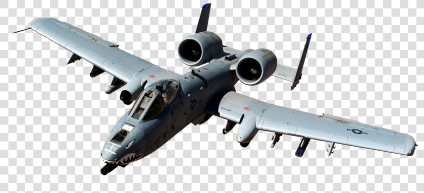 Fairchild Republic A 10 Thunderbolt Ii Airplane Republic   10 Warthog No Background  HD Png DownloadTransparent PNG