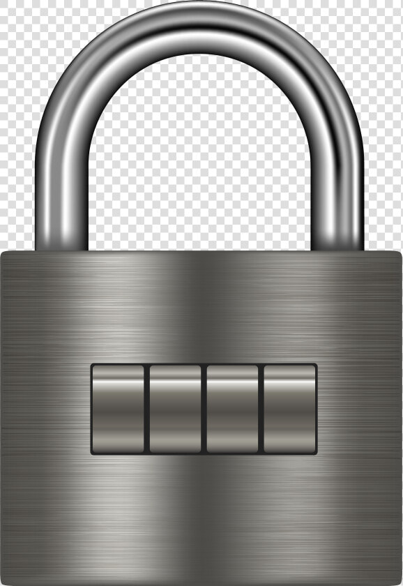 Silver Padlock Png Clip Art   Transparent Background Padlock Clipart  Png DownloadTransparent PNG