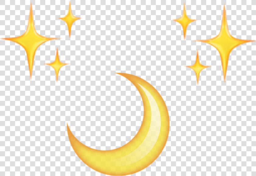  stars  moon  galaxy  star  sky  kawaii  filter  kpop   Iphone Moon Emoji Png  Transparent PngTransparent PNG