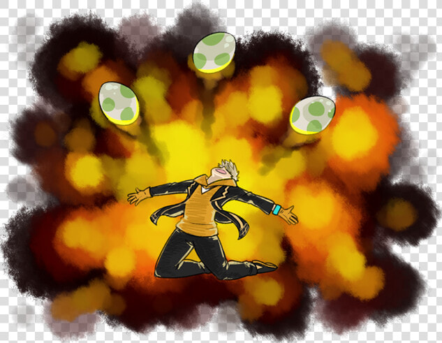 Pokemon Go Fanart Spark Eggs Explosion Ravefirell   Pokemon Go Spark Eggs  HD Png DownloadTransparent PNG