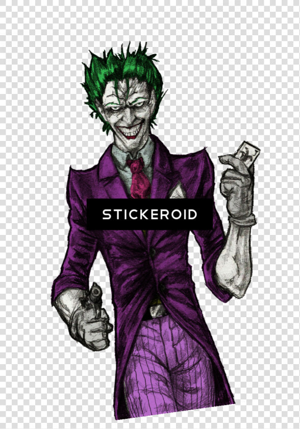 Sketching Drawing Joker   Joker Png  Transparent PngTransparent PNG