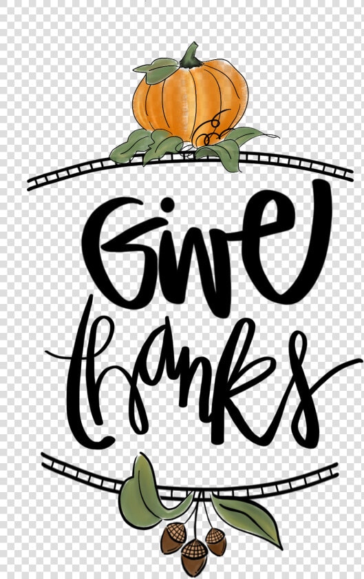 Clip Black And White Give Thanks   Clip Art Transparent November  HD Png DownloadTransparent PNG