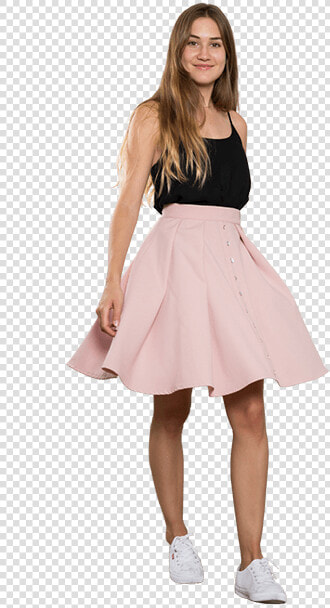 Jupe Patineuse Crepe Rose  HD Png DownloadTransparent PNG