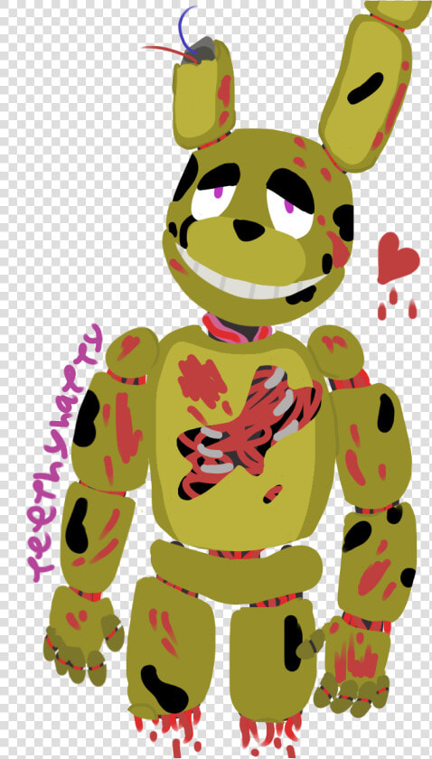 Bread Drawing Stylized   Springtrap Fnaf Clipart  HD Png DownloadTransparent PNG