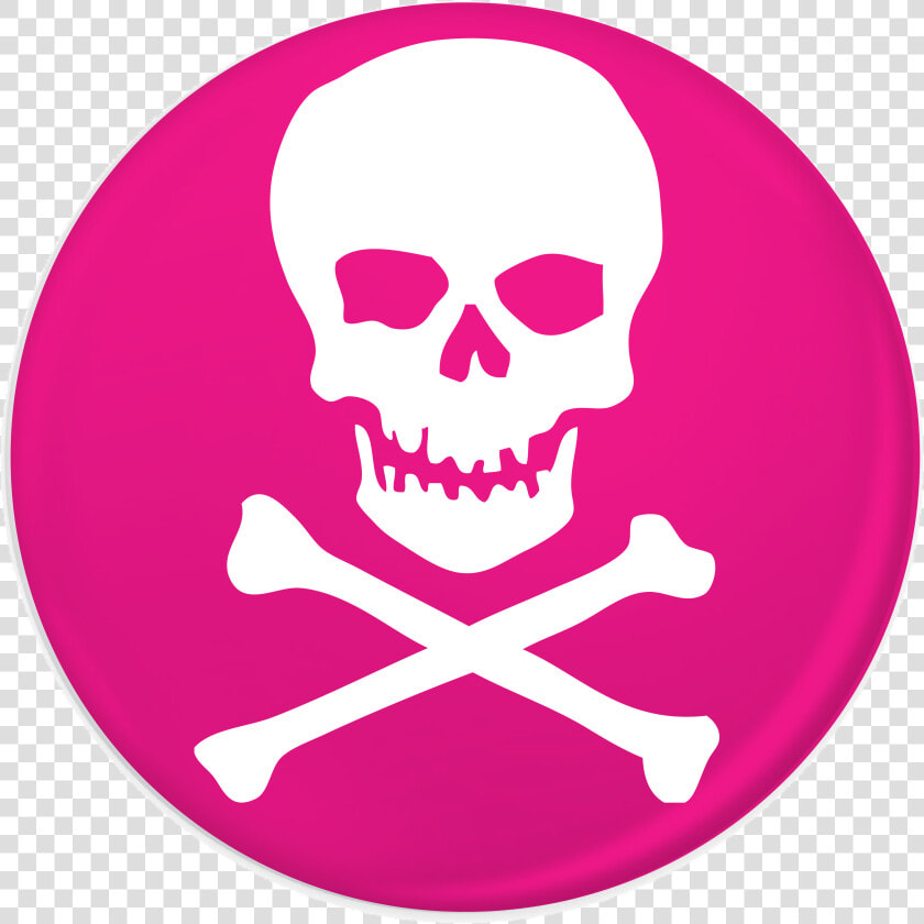 Skull Crossbones Pink Badge 3374 P   Kali Denali Music Logo  HD Png DownloadTransparent PNG