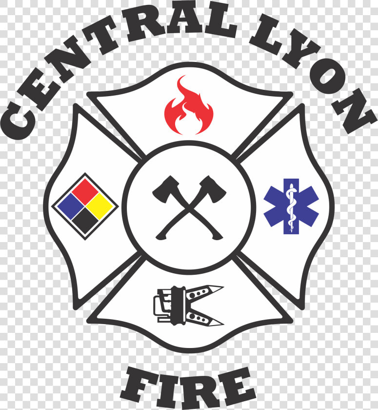 Central Lyon County Fire Logo  HD Png DownloadTransparent PNG