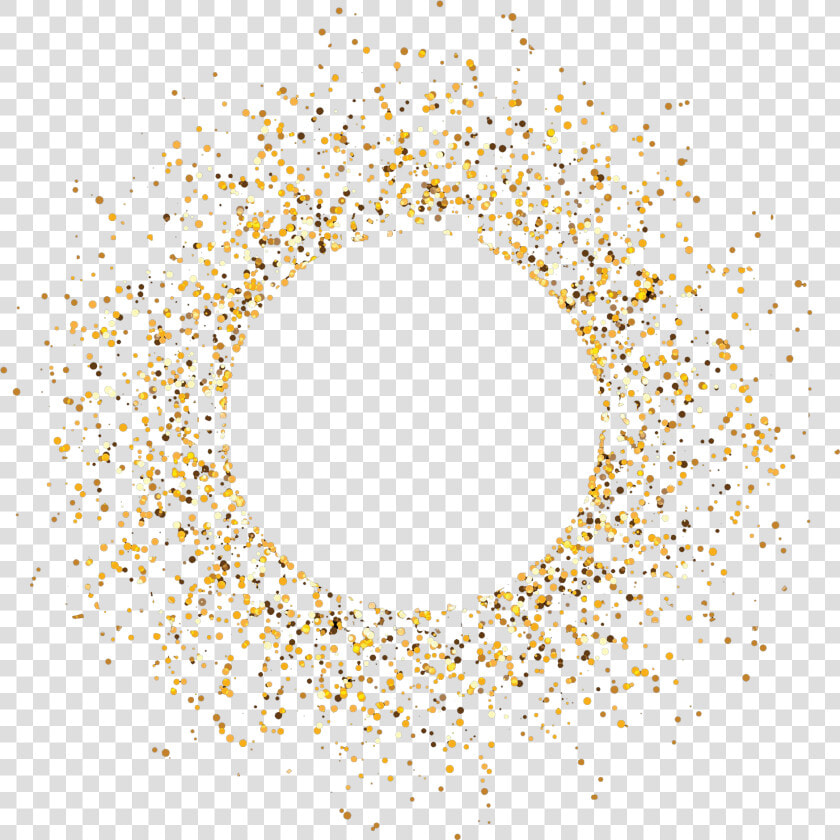 Glitter Png Pic   Gold Glitter Circle Png Transparent  Png DownloadTransparent PNG