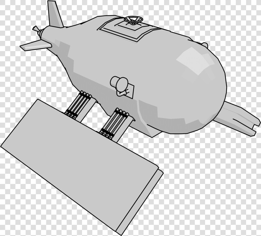 Submarine Complete Clipart Png   Blimp  Transparent PngTransparent PNG