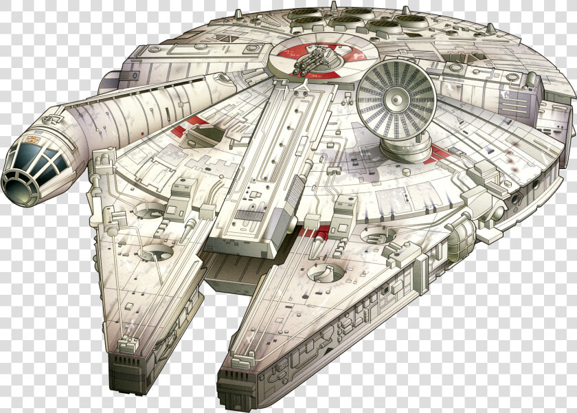 Clip Art Nave Han Solo   Star Wars Spaceship Png  Transparent PngTransparent PNG