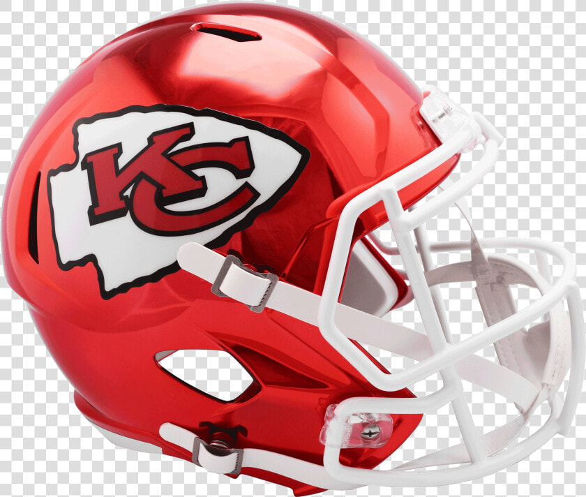 Sports Gear helmet personal Protective Equipment football   Kansas City Chiefs Chrome Helmet  HD Png DownloadTransparent PNG