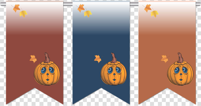 Flag  Banner  Copy Space  Blank  Maple Leaf   Jack o  39  lantern  HD Png DownloadTransparent PNG