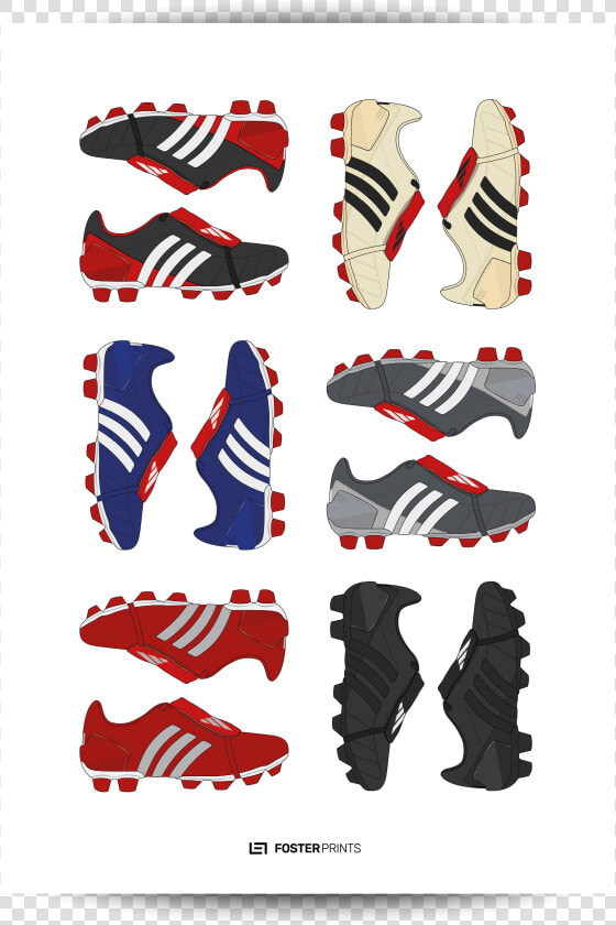 Adidas Predator Mania Collection Beckham Foster Prints  HD Png DownloadTransparent PNG