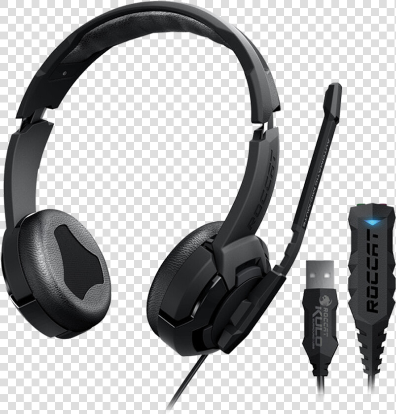 1 Usb Gaming Headset eu   Roccat Kulo Virtual 7 1 Usb Gaming Headset  HD Png DownloadTransparent PNG