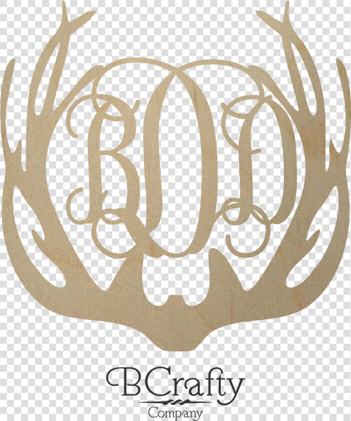 Unfinished Antler Monogram  HD Png DownloadTransparent PNG