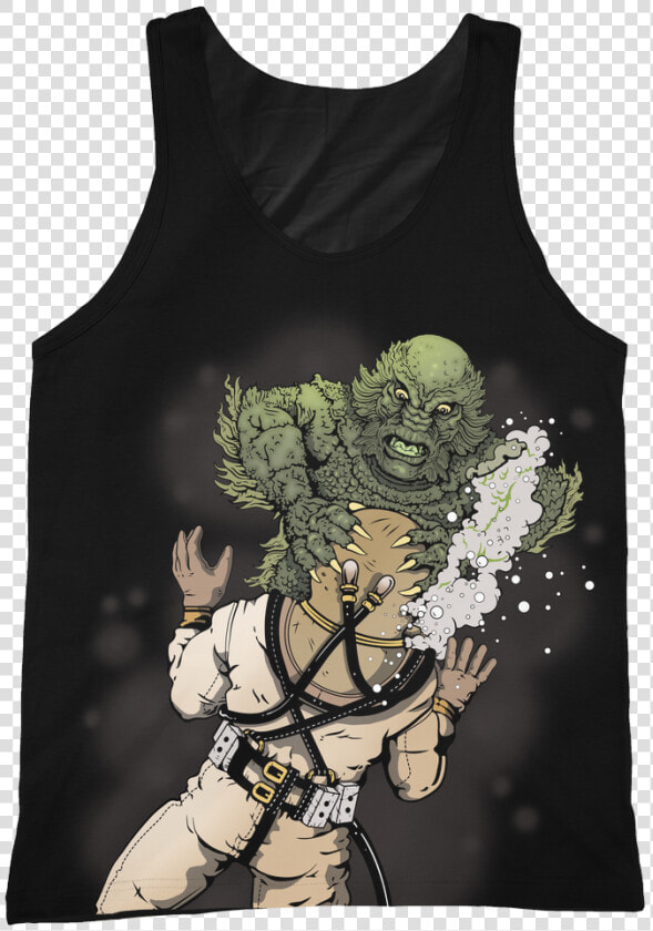 Creature From The Black Lagoon Tank   Cartoon  HD Png DownloadTransparent PNG