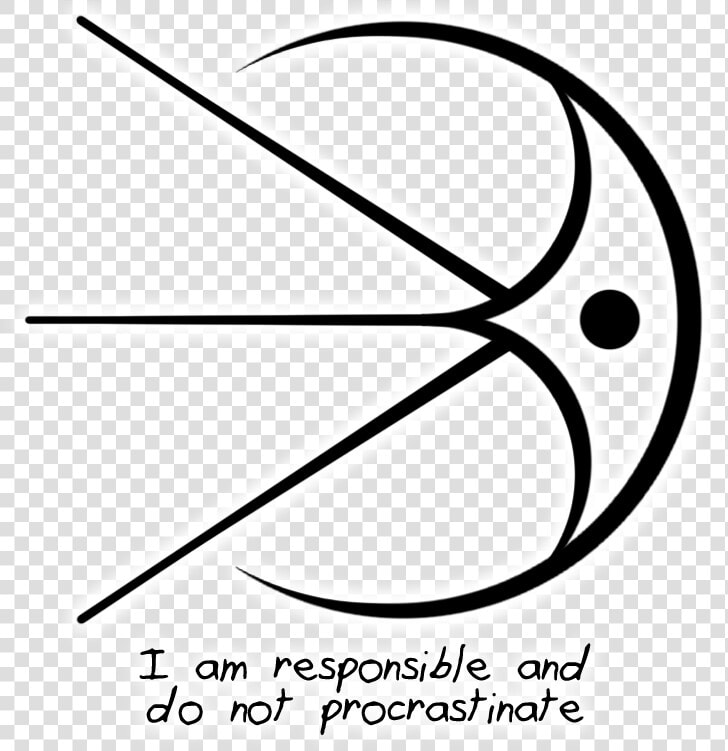 “i Am Responsible And Do Not Procrastinate” Sigil requested   Circle  HD Png DownloadTransparent PNG