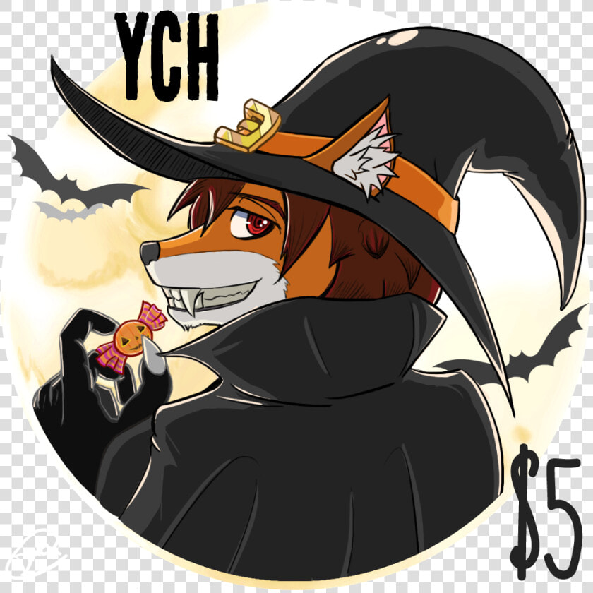 Ych Halloween Moon Portrait   Cartoon  HD Png DownloadTransparent PNG