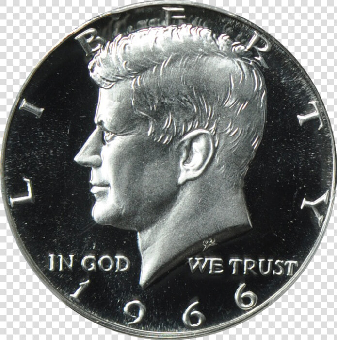 Transparent Half Dollar Png   1964 Proof Half Dollar  Png DownloadTransparent PNG