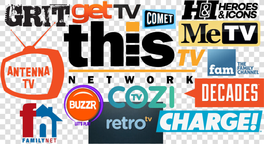 Us Over The Air Retro Television Networks   Metv Decades Heroes And Icons  HD Png DownloadTransparent PNG