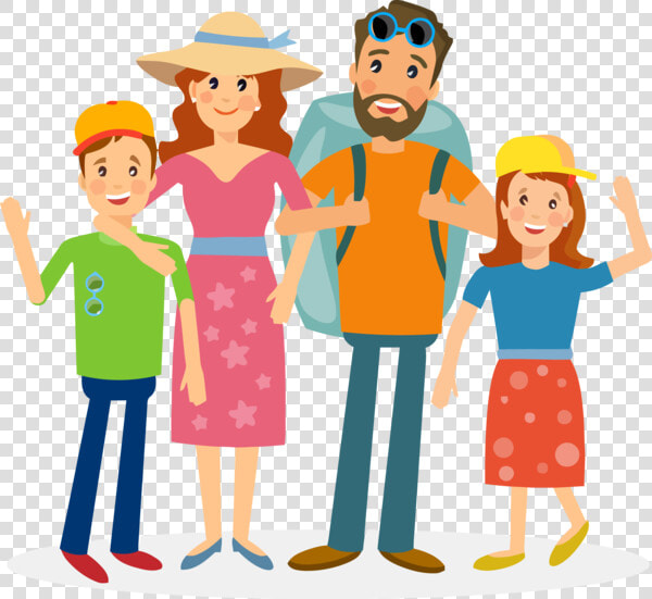 Transparent Family Day Cartoon Sharing Playing With   Family Trip Clipart Png  Png DownloadTransparent PNG