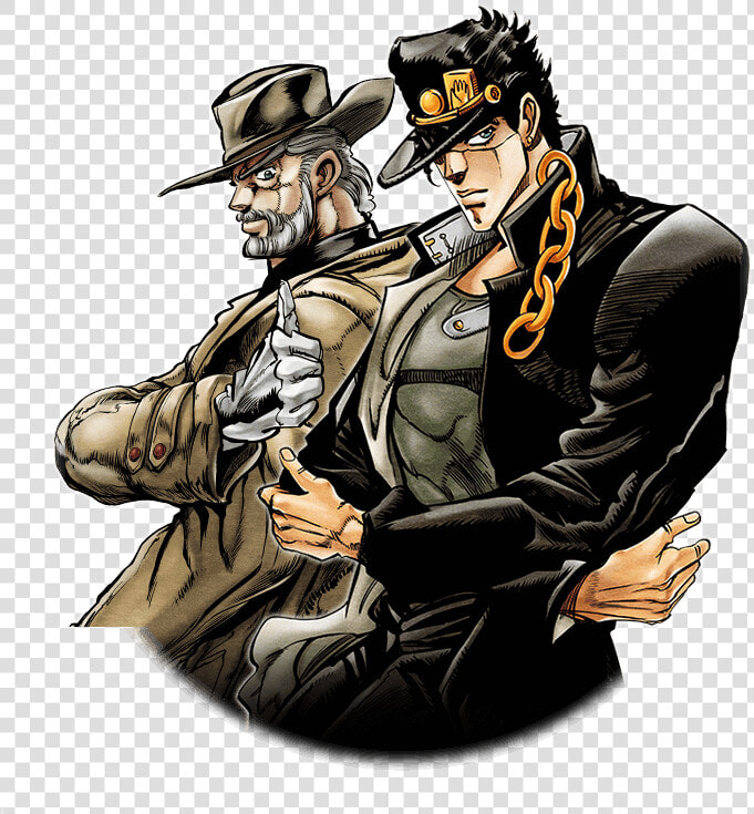 Unit Jotaro And Joseph   Old Joseph And Jotaro  HD Png DownloadTransparent PNG