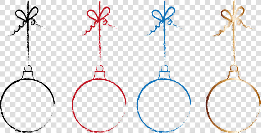 Bolas De Navidad Png Lineas  Transparent PngTransparent PNG