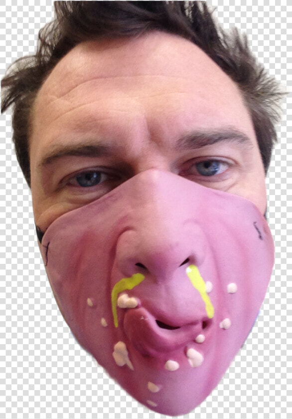 Snot Nose Half Face Mask   Nose Snot  HD Png DownloadTransparent PNG